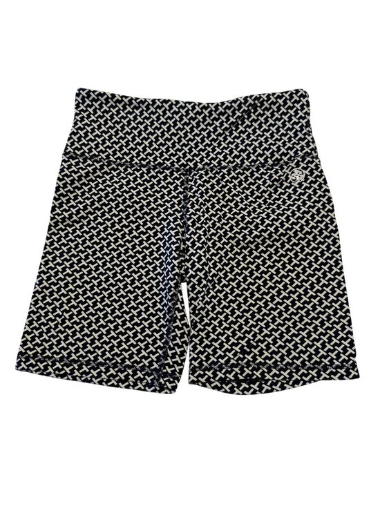 Tory Burch Pants - Tory Burch Sport Black White Compression Logo Biker Shorts Women's Size Small S